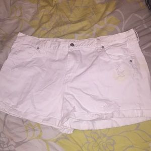 Women White Shorts